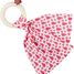 Hochet Doudou Bib0+ rosa EFK-120-000-604 Little Big Things 1