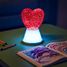 Lampada glitterata Magic Glow Cuore LL-GLOWHEART Little L 5
