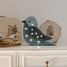 Luce notturna per uccelli in denim blu LL054-436 Little Lights 3