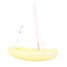 Barca The Sloop giallo 21cm TI-N202-SLOOP-JAUNE Maison Tirot 1