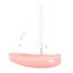 Barca The Sloop rosa 21 cm TI-N202-SLOOP-ROSE Maison Tirot 1