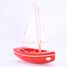Barca The Sloop rosso 21cm TI-N202-SLOOP-ROUGE Maison Tirot 3