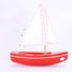 Barca The Sloop rosso 21cm TI-N202-SLOOP-ROUGE Maison Tirot 2