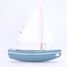 Barca sloop verde abisso 21cm TI-N202-SLOOP-VERT-ABYSSES Maison Tirot 2