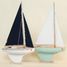 Barca a vela Le Beajour con vela blu 40 cm TI-N702-BEAJOUR-VOILE-BLEUE-40 Maison Tirot 5