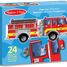 Puzzle del camion dei pompieri gigante MD-10436 Melissa & Doug 3