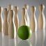 Mini bowling verde MW-MBWLX-001 Milaniwood 3