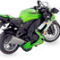 Motocicletta a frizione verde in miniatura UL-8355 verte Ulysse 2