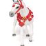 Figurina di cavallo arabo bianco in abito da parata PA-51568 Papo 6