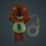 Portaciuccio fluorescente Jack il Leone LL83591 Lilliputiens 2