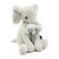 Peluche mamma elefante e il suo bambino DE72804 Les Déglingos 3