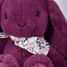 Peluche Coniglio Fleurette prugna 25 cm DC4704 Doudou et Compagnie 3