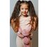 Peluche Coniglio Méloé 37 cm - Rosa MA0036 Maïlou Tradition 2