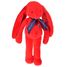 Peluche Coniglio Méloé 37 cm - Rosso passione MA0239 Maïlou Tradition 4