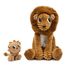 Peluche papà leone e il suo bambino DE76210 Les Déglingos 1