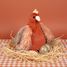 Peluche gallina con uova dorate 28 cm HO3447 Histoire d'Ours 5