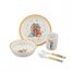 Set da 5 pezzi Peter Coniglio arancione PJ-BP701T Petit Jour 1