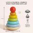 Piramide impilabile arcobaleno TV-PL011 Le Toy Van 4