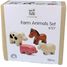 Figurine - 4 animali della fattoria PT6127 Plan Toys 3