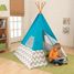 Tipi - turchese con chevron grigio e bianco KI00223-4337 Kidkraft 4
