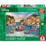 Puzzle Topolino e Minnie in Italia 1000 pezzi S-58053 Schmidt Spiele 1