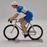 Figurina di ciclista R Maglia blu e bianca FR-R11 Fonderie Roger 3