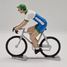 Figurina di ciclista R Maglia blu verde e bianca FR-R17 Fonderie Roger 3
