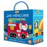 Libro e puzzle I veicoli SJ-305571 Sassi Junior 1