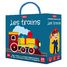 Libro e puzzle I treni SJ-329119 Sassi Junior 1