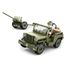 Army WWII - Jeep con cannone antiaereo SL-M38-B0853 Sluban 2