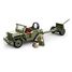 Army WWII - Jeep con cannone antiaereo SL-M38-B0853 Sluban 3