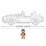 Model Bricks - Auto sportiva classica SL-M38-B0706A Sluban 4