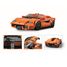 Model Bricks - Auto sportiva arancione SL-M38-B1127 Sluban 4