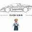 Model Bricks - Auto sportiva arancione SL-M38-B1127 Sluban 5