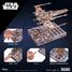 X-Wing di Luke Skywalker modello meccanico U-70269 Ugears 3