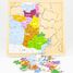Mappa puzzle delle regioni della Francia UL-3971 Ulysse 2