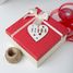 Decorazione di Natale - Cuore personalizzabile, legno bianco VI-CR11 Vintiun 3
