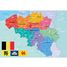 Mappa del Belgio W83-24 Puzzle Michèle Wilson 3