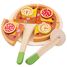 Pizza salame in legno da tagliare NCT10586 New Classic Toys 1