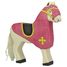 Figurina del cavallo del cavaliere rosso HZ-80248 Holztiger 1