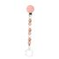 Attacco per ciuccio in silicone rosa bianco beige NA877619 Nattou 1