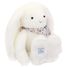 Peluche Coniglio Fleurette bianco 35 cm DC4301 Doudou et Compagnie 1