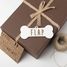 Decorazione di Natale - Osso personalizzabile, legno bianco VI-HU11 Vintiun 1
