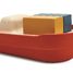 Grande barca rossa componibile 21 cm PT5806 Plan Toys 1