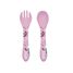Set di forchetta e cucchiaio in silicone Sparkly l'unicorno SJ-SI0924 Sassi Junior 1