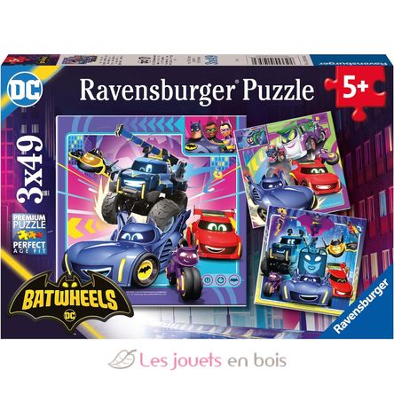 Puzzle Batwheels 3x49 pcs RAV-01056 Ravensburger 1