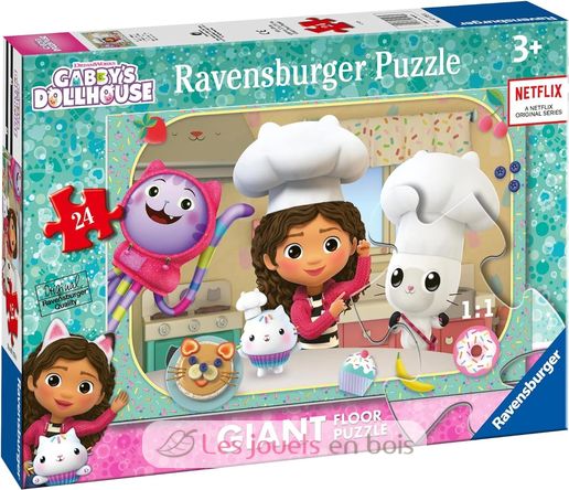 Puzzle gigante Gabby's dollhouse 24 pezzi RAV-03178 Ravensburger 2