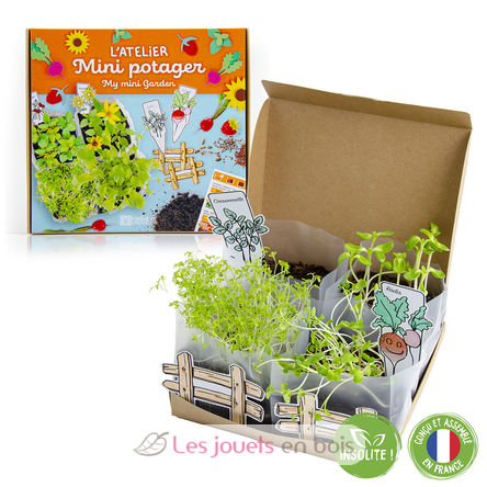 Coffret Mini Potager RC-034139 Radis et Capucine 2