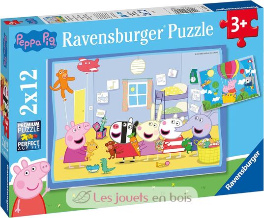 Puzzle Le avventure di Peppa Pig 2x12 pcs RAV-05574 Ravensburger 2
