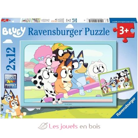 Puzzle Divertirsi con Bluey 2x12p RAV-05693 Ravensburger 1